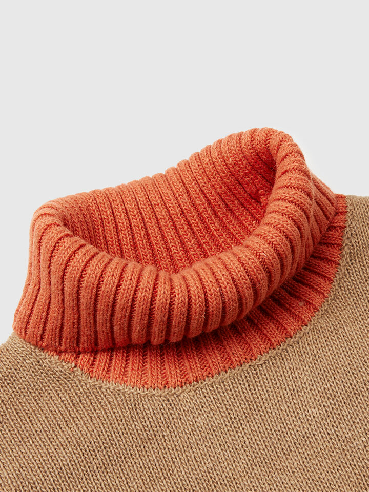 TURTLE NECK SWEATER Women image number 7